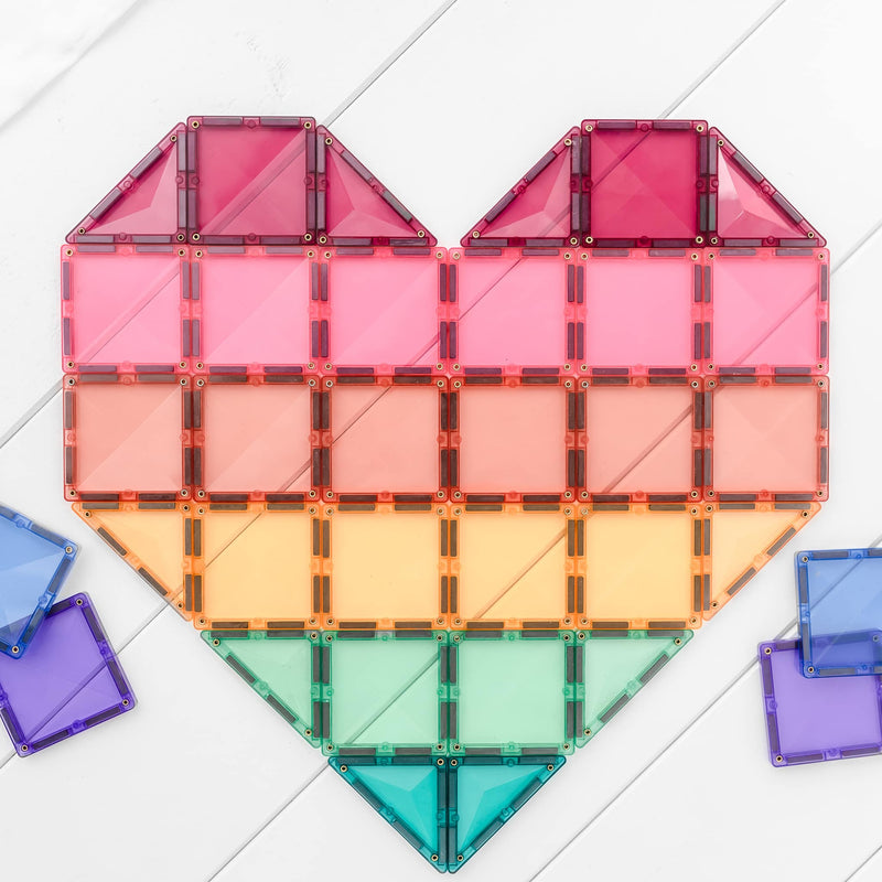 De Kinderwinkel - Connetix Magnetic Tiles 202 Pastel Mega Pack