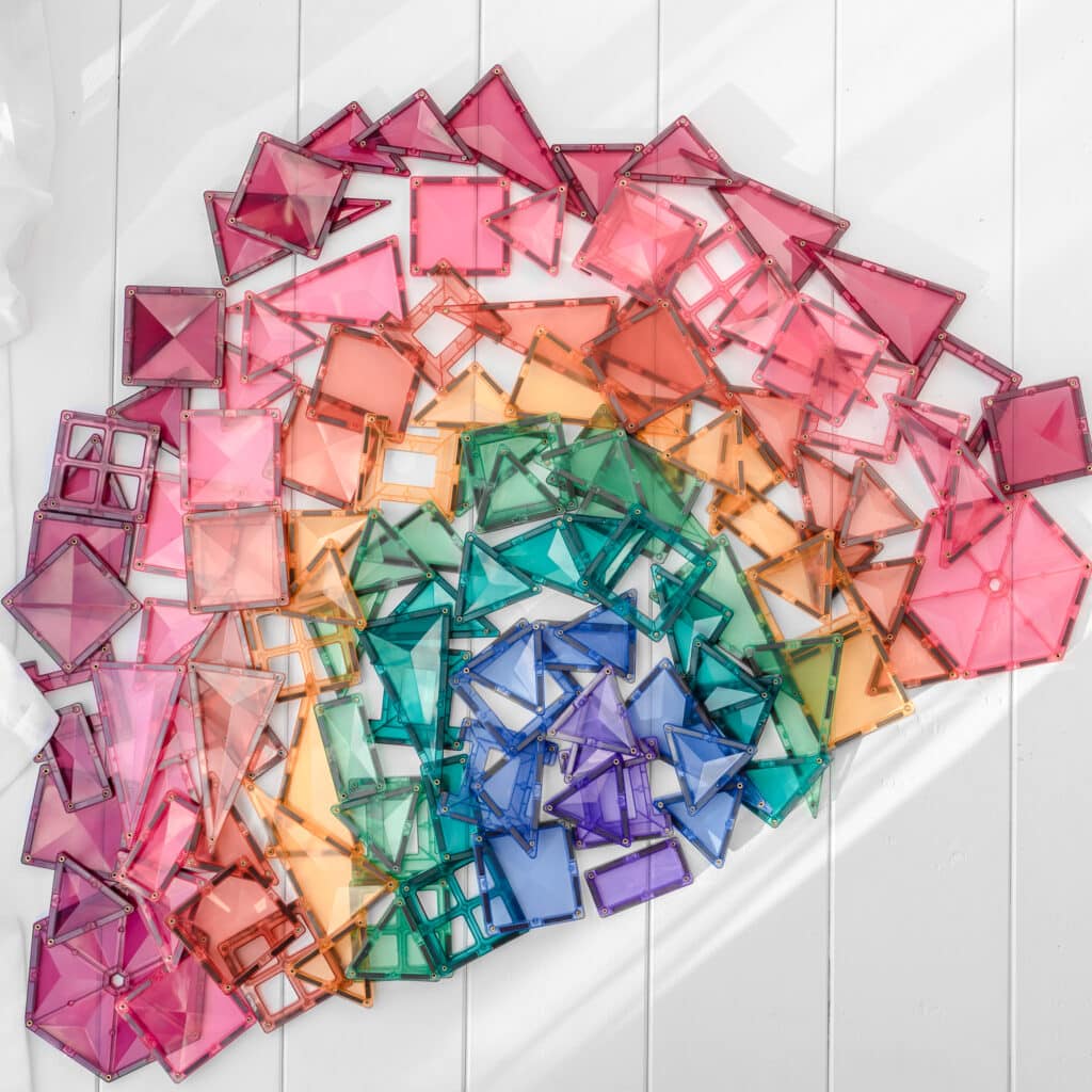 De Kinderwinkel - Connetix Magnetic Tiles 202 Pastel Mega Pack