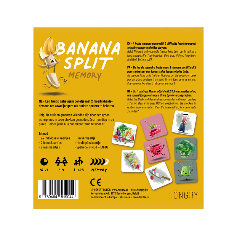 De Kinderwinkel Höngry Banana Split memory
