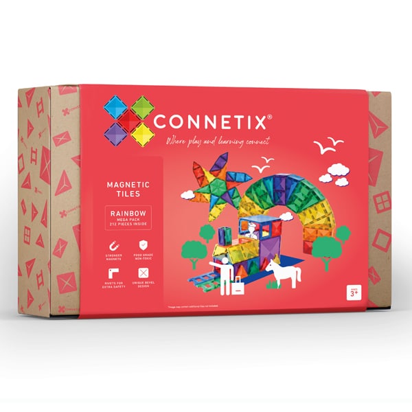 De Kinderwinkel - Connetix Magnetic Tiles 212 Mega Pack