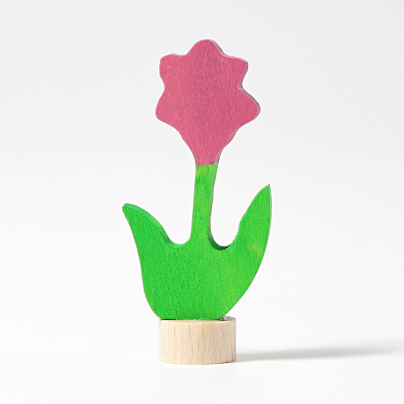 De Kinderwinkel - Grimm's Decoratief Figuur Roze Bloem