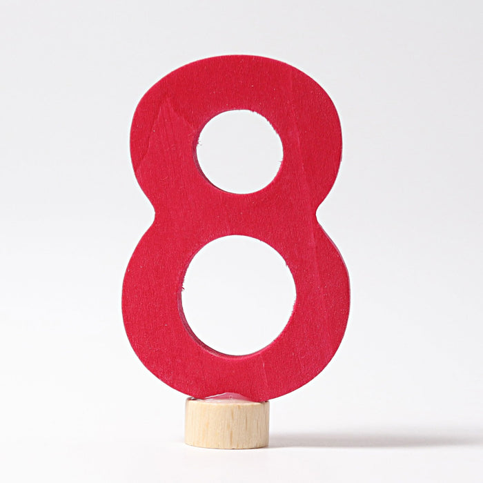 De Kinderwinkel - Grimm's Decoratief Cijfer 8