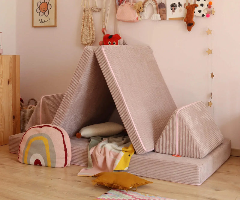 De Kinderwinkel - Funzy Play Sofa Velours Roze