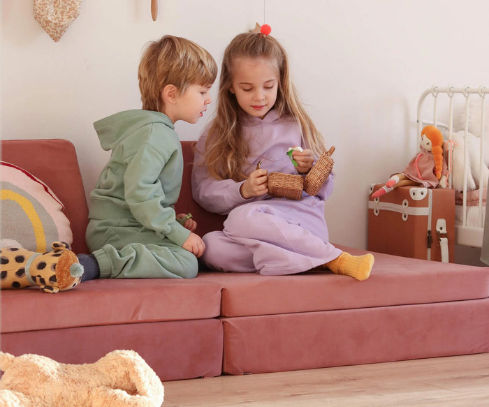De Kinderwinkel - Funzy Play Sofa Koraal Roze
