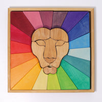 De Kinderwinkel - Grimm's Bouwspel Regenboog Leeuw