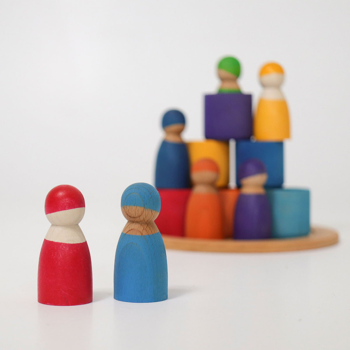 De Kinderwinkel - Grimm's Zeven Vrienden in Houten Schalen