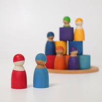 De Kinderwinkel - Grimm's Zeven Vrienden in Houten Schalen
