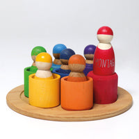 De Kinderwinkel - Grimm's Zeven Vrienden in Houten Schalen