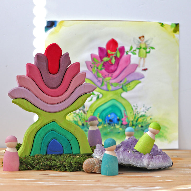 De Kinderwinkel - Grimm's Stapelaar Bloem