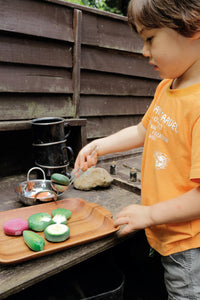 De Kinderwinkel Yellow Door Sensorische stenen Groenten