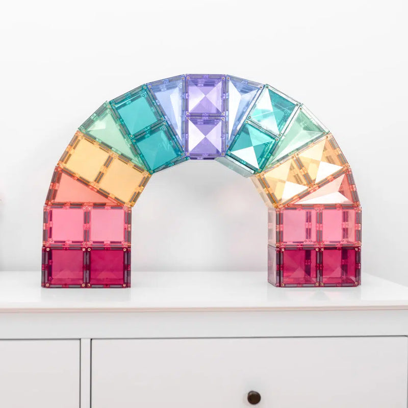 De Kinderwinkel Connetix Magnetic Tiles Pastel Creative Pack 120 stuks