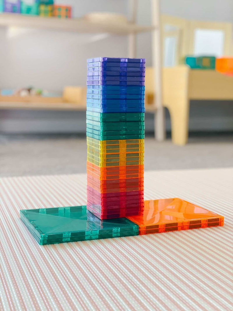 De Kinderwinkel Connetix Square Pack Rainbow