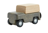 De Kinderwinkel Plan Toys Houten auto grijs