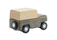 De Kinderwinkel Plan Toys Houten auto grijs