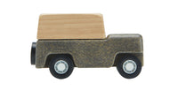 De Kinderwinkel Plan Toys Houten auto grijs