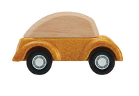 De Kinderwinkel Plan Toys Houten auto geel