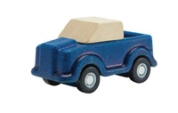 De Kinderwinkel De Kinderwinkel Plan Toys Houten auto blauw