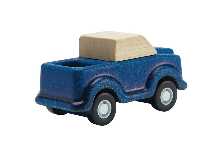 De Kinderwinkel De Kinderwinkel De Kinderwinkel Plan Toys Houten auto blauw
