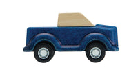 De Kinderwinkel De Kinderwinkel De Kinderwinkel Plan Toys Houten auto blauw