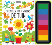 De Kinderwinkel Stempelen met je vingers: De Tuin