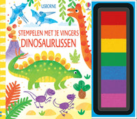 De Kinderwinkel Stempelen met je vingers: Dinosaurussen