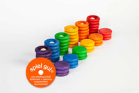 De Kinderwinkel Grapat 60-delige set nins, ringen en munten