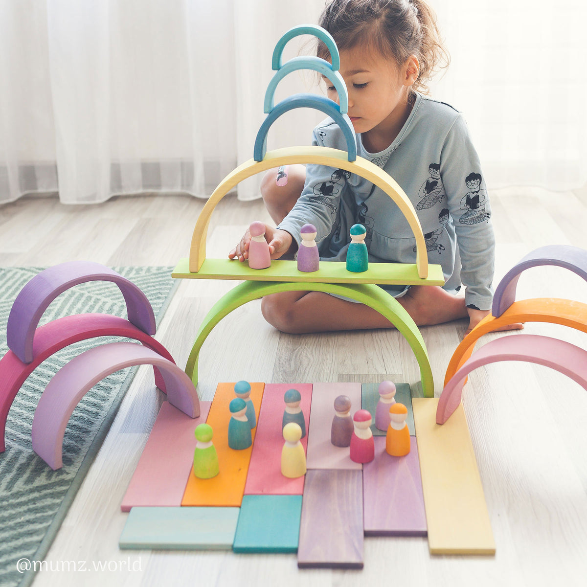 De Kinderwinkel - Grimm's Bouwplaten Pastel