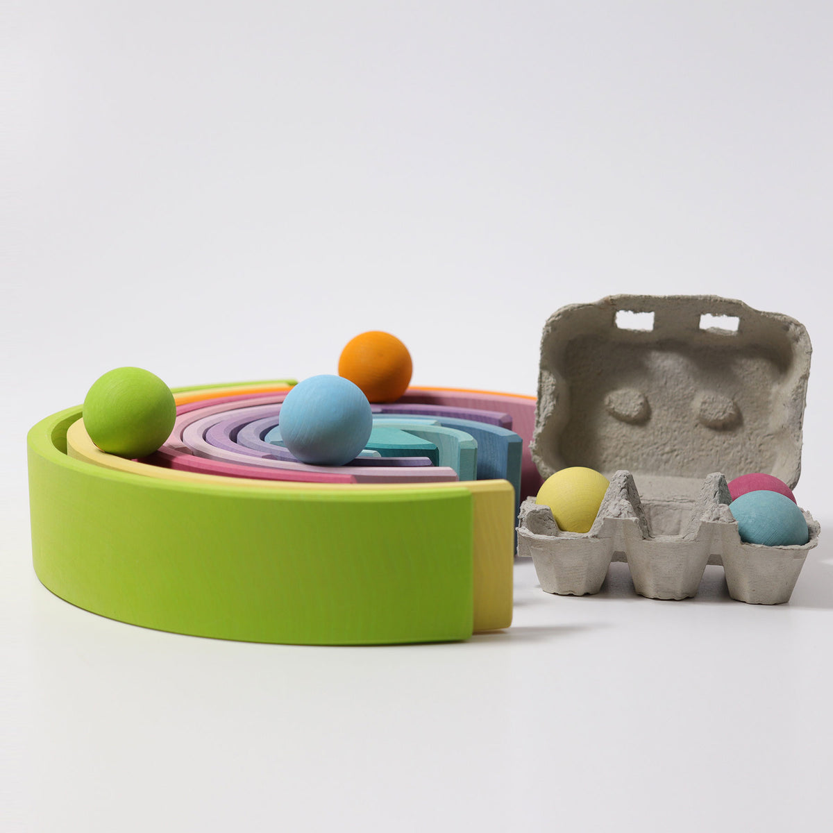 De Kinderwinkel - Grimm's Houten Regenboog Pastel