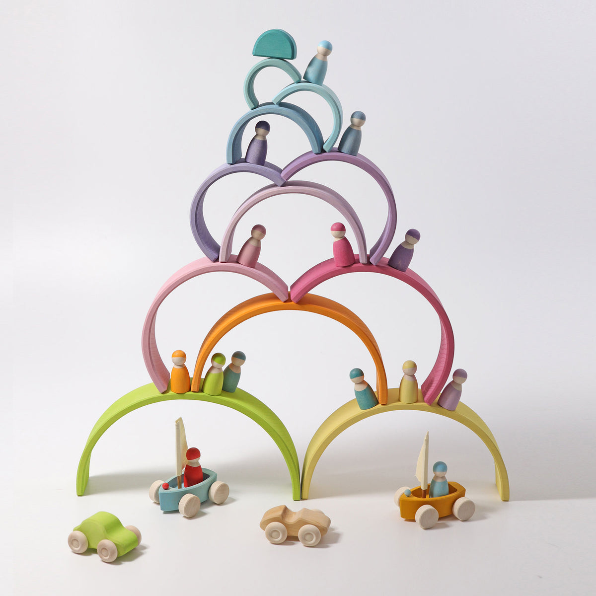 De Kinderwinkel - Grimm's Houten Regenboog Pastel