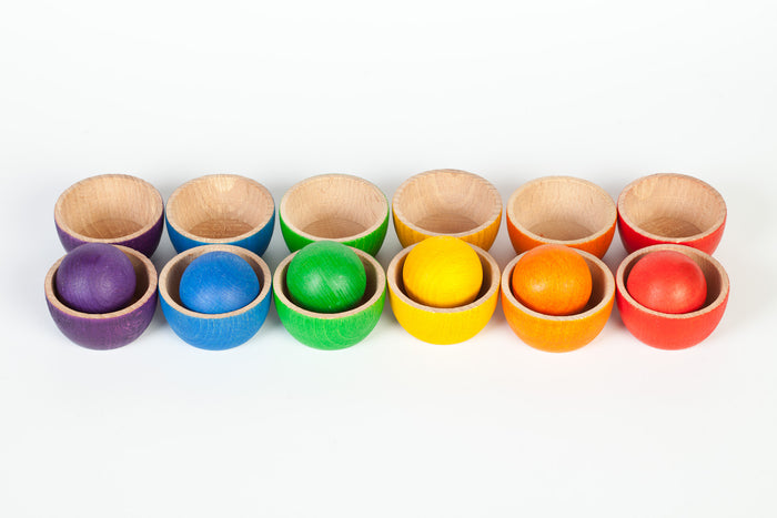 Kiddi Kiddo Grapat Schaaltjes met 6 ballen