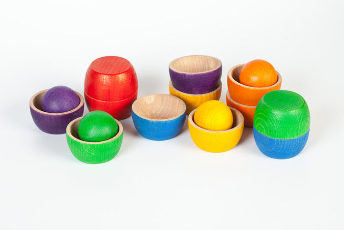 Kiddi Kiddo Grapat Schaaltjes met 6 ballen