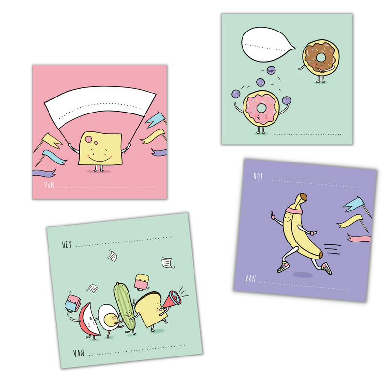 De Kinderwinkel Hanne Luyten Brooddoosbriefjes Reeks 3