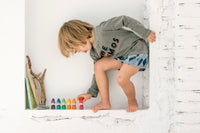 Grapat 6 Tomtens Houten Kabouters: regenboogkleuren