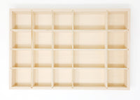 Grapat - Houten Sorteerbak Tinker Tray: Natuur hout