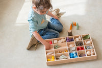 Grapat - Houten Sorteerbak Tinker Tray: Natuur hout