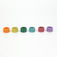  Grapat 18 Rings Houten Ringen: Uitzonderlijke kleuren