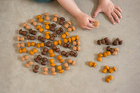 Grapat Mandala Champignon Bruin: open ended play