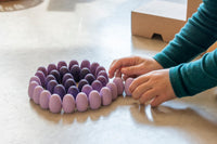 Grapat Mandala Eitjes Paars 36 stuks: Open ended play