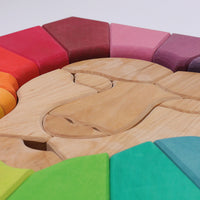 De Kinderwinkel - Grimm's Bouwspel Regenboog Leeuw