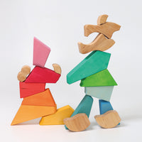 De Kinderwinkel - Grimm's Bouwspel Regenboog Leeuw