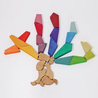 De Kinderwinkel - Grimm's Bouwspel Regenboog Leeuw