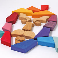 De Kinderwinkel - Grimm's Bouwspel Regenboog Leeuw