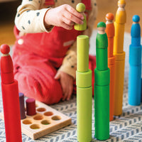 De Kinderwinkel - Grimm's Blokkenset Cilinders
