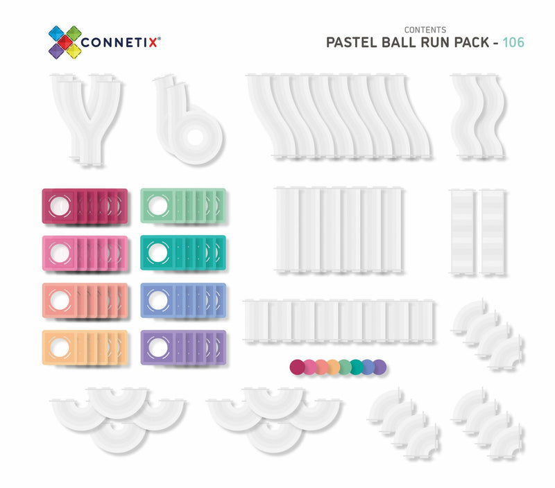 Connetix Knikkerbaan Pastel