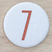 De Kinderwinkel - Kopie van Liezelijn Cijferbuttons (7-10) Koper