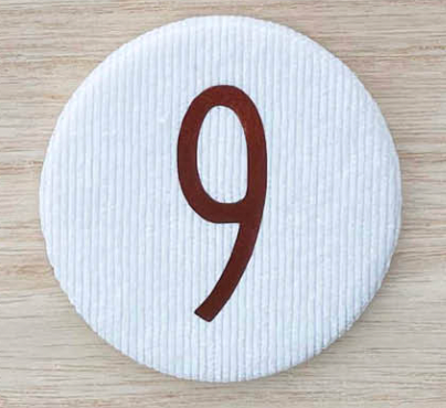 De Kinderwinkel - Kopie van Liezelijn Cijferbuttons (7-10) Koper