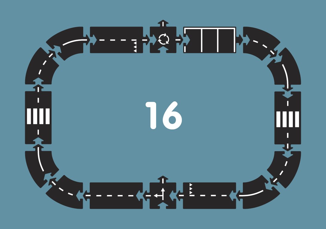 Waytoplay Racebaan Expressway (16-delig) - Kiddi Kiddo
