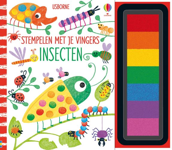 De Kinderwinkel - Stempelen met je vingers: Insecten