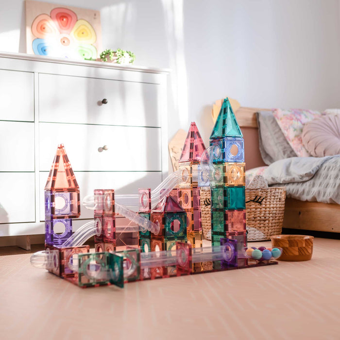 PRE-ORDER Connetix Knikkerbaan Pastel