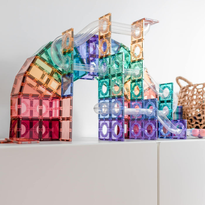 PRE-ORDER Connetix Knikkerbaan Pastel